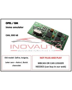 Emulador inmobilizador OPEL / GM CAN +2000 Not Plug & Play