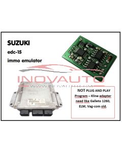 Emulador inmobilizador Suzuki, EDC15 (Texton immobox).