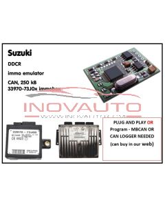 Emulador inmobilizador Suzuki, DDCR, CAN 