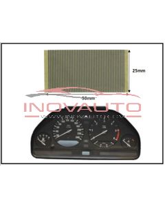 Nappe d'écran LCD Tableau de Bord BMW E-34 (avant 1996) 50*25mm