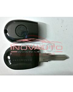 Alfa Romeo Black Transponder key shell with blade GT15R
