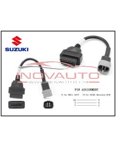 Diagnostic adapter OBD 6 Pin for SUZUKI Motorcycle