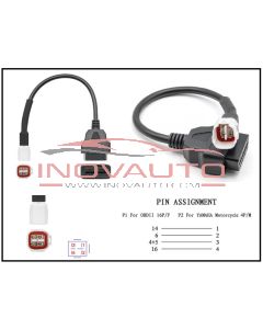 Diagnostic adapter OBD 4Pin for YAMAHA Motorcycle