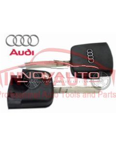 Audi Remote key head HU66 with chip ID48 CAN crystal (round)