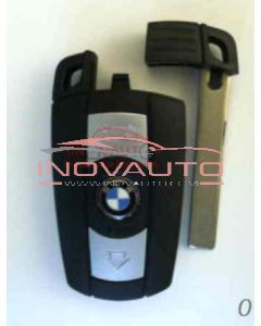 BMW Key SHELL- 3 button Key with emergency key (battery part can't open)