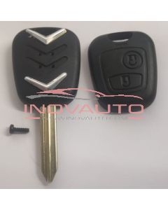 Citroen Key Shell - 2 button  with blade SX9 with new LOGO
