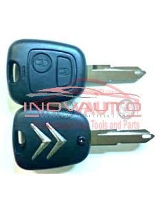 Citroen Key Shell - 2 button  with BLADE NE73 BEFORE 2009 OLD LOGO