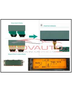 LCD Display for Multifunction  Borg Johnson Magneti Marelli PSA Fiat Lancia (Positive Version- Clear Backgroud / black letters)