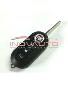 FIAT 3 Button FLIP Key Shell with battery clamp and blade SIP22 