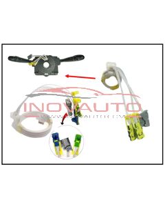 COMPLETE FLAT WITH CONNECTORS FOR AIRBAG clock Spring Peugeot Citroen and others