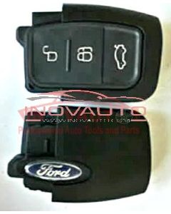 Ford key shell for 3 Button Remote with battery support CR3032