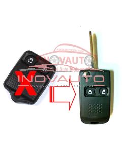 Ford  conversion flip key shell for 2 button remote with blabe FO38