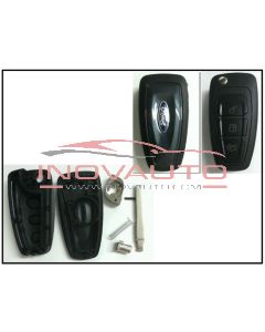 Ford Key Shell for 3 button Flip remote with blabe FO21