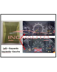 Flat LCD Connector for Dashboard Displays LEFT Mercedes Benz E-Class W210 / C- W202 / CLK- W208 / SLK-R270 Best quality