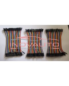 Wire kit 10CM x 40 x 3pcs- Male to Male + Male to Female and Female to Female Jumper Wire Cable for Arduino