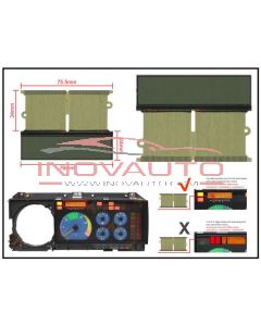 LCD Display for Dashboard Mercedes Atego (1998-2004) A0024461821