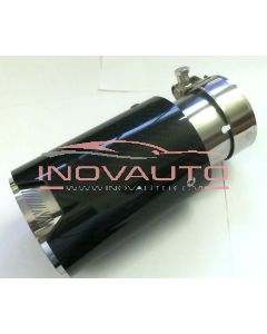 Car Exhaust  TIP 63mm Inlet (90mm Outlet) Fiber Exhaust Tip  "BMW M" type
