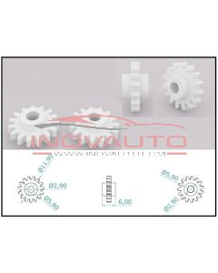 Gear Wheel 15 Teeth for Instrument-Dashboard VDO Audi Mercedes Volkswagen 