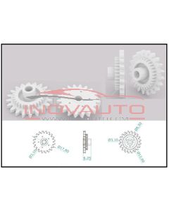 Gear Wheel 20 Ext + 30 Int Teeth for Instrument-Dashboard Porsche 911 944 964 993 Ruf