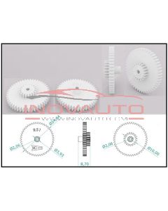 Gear Wheel 48 Ext +19 Int Teeth for Instrument-Dashboard Mercedes SL R170