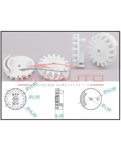 Gear Wheel 16 Teeth for Instrument-Dashboard Audi 80, 100, A6