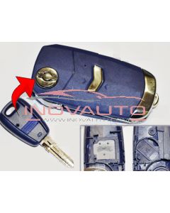 Fiat Conversion flip key shell for 1 Button with Blade SIP22