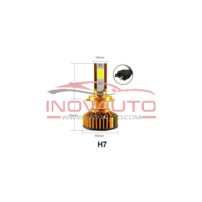 Hlxg Mini H7 Led Canbus Kit Decoder Anti EMC No Flicking Auto Car Lights  50W 10000LM 6000K 12V Led Bulb Automobiles Lamp From Ksld, $28.81