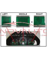 Flat LCD Connector for Dash Displays Mercedes Benz Class E- W210 C-W202 CLK-W208 (left+Midle+right) Low cost  