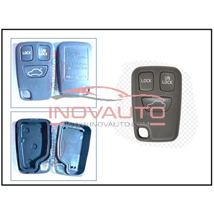 Coque 3 boutons Volvo
