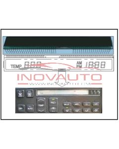 Ecrã LCD Climatização ACC Lexus LS400 90-92 45 Pinos